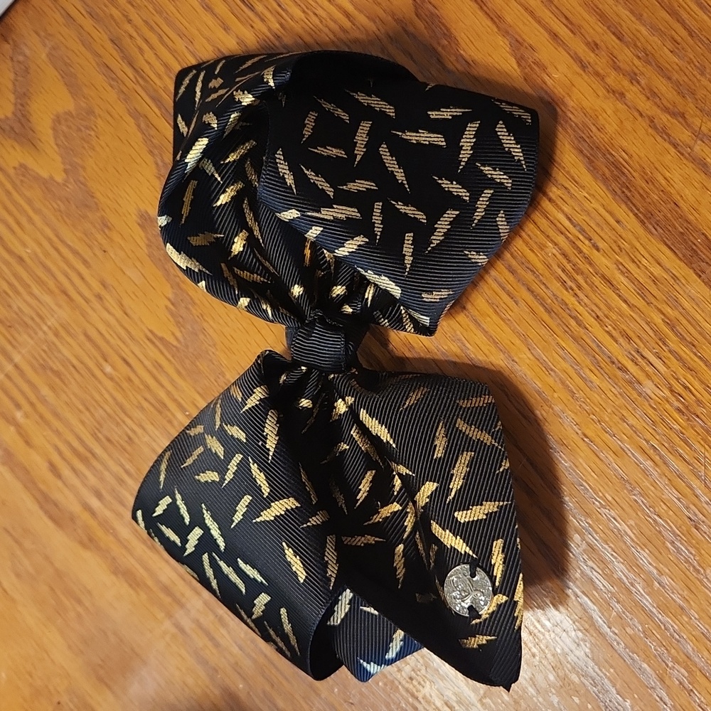 JoJo Siwa Black Lightning Bolt Hair Bow